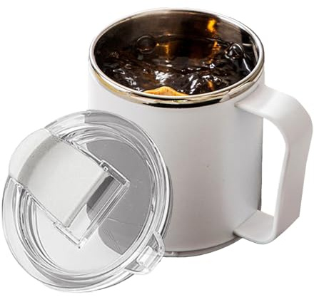 Gobelet de Voyage | Mug Isotherme Sous Vide Pour Café Tasse Thermo,Contenant 16oz Étanche Compatible Induction pour Chauffage,Café Thé Voyage École Sport Hommes Femmes