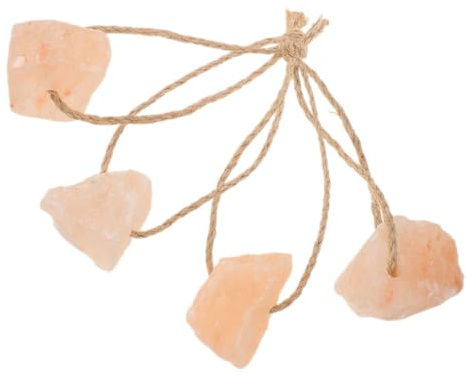 VILLCASE Blocchi di Sale Minerale per Cavalli e Bovini, 4 Pezzi Naturali Resistenti per Leccata Minerale di Cervi, Pecore e Capre, Integratori Minerali per Salute e Crescita del Bestiame