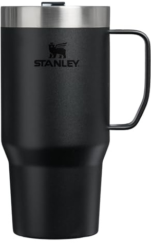 STANLEY The Everyday Suburban Mug | 24 oz | Drink Through Lid | Cup for Coffee, Tea and Drinks | Insulated Stainless Steel Coffee Mug | BPA-Free | Black 2.0