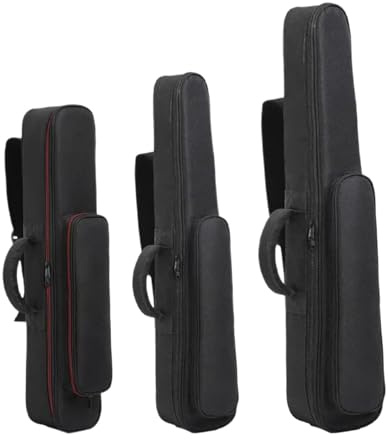 Gigbag für Altsaxophon Saxophon-Aufbewahrungstasche, wasserabweisend, leicht, Sopran-Koffer for Gig-Instrumente, gerades Saxophon, elektrisches Blasrohr(80cm)