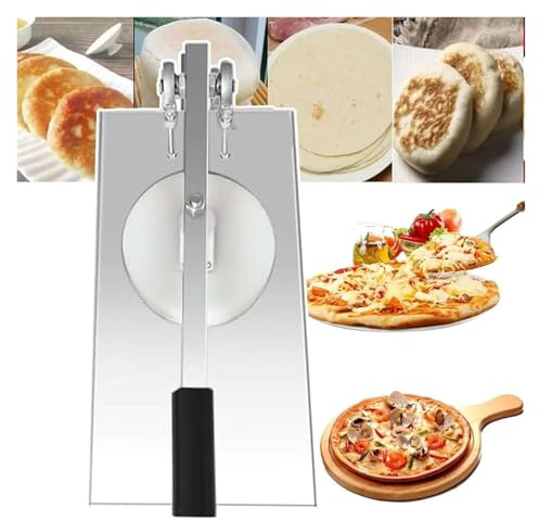 Máquina Prensadora De Masa Para Pizza, Máquina for prensar masa de pizza, máquina for prensar tortillas de acero inoxidable for pizza(16cm)
