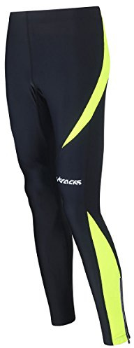 Airtracks Damen Winter Funktions Laufhose Lang Pro - Thermo Running Tight - Lauftight - Warm - Atmungsaktiv - Reflektoren