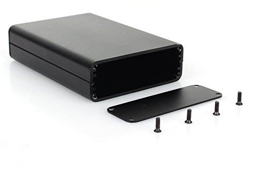 Scatola Derivazione Esterna, Scatola di Contenitore Elettronica Alluminio con Viti 100 ×71 × 25mm Scatola Elettrica Esterno, Scatola Stagna Elettrica Esterno PWB del Circuito