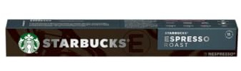 Pack de 10 capsules Nespresso Starbucks Espresso Roast