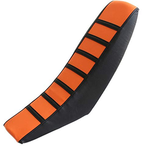 Motorrad Sitzbankbezug, Asudaro Rutschfeste Motorradkissenabdeckung Motorrad Sitzbezug Cushion Protector Soft Sitzbezug Kissenbezug Protector Country Motorcycles Kissenbezug 800x480mm,Orange