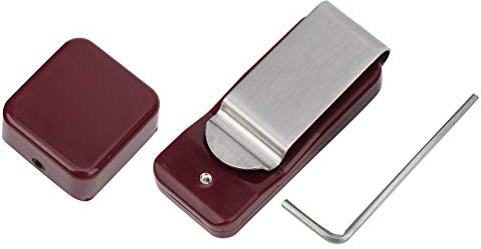JULYKAI Snooker Kreidehalter, Billard Zubehör Leichter Kaffee Farbe Kunststoff Langlebig Tragbar Billard Kreidehalter, für Billard