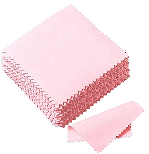 10pcs Bijoux Chiffon De Nettoyage Chiffon Pour Sterling Argent Platine