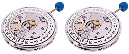 Herold 2 x für ETA 2824-2 SELLITA SW200 3H Mechanisches Uhrwerk, silber