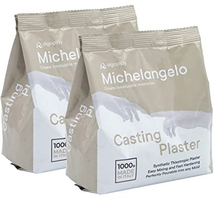 Algaplay Casting Plaster Gesso tissotropico di altissima qualità (2000, Grammi)