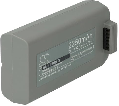 vhbw Batería Compatible con dji Mavic Mini 2, Mini SE dron, multicóptero, cuadricóptero (2250 mAh, 7,7 V, Li-Poli)