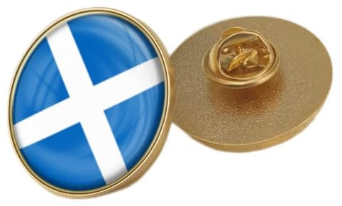 Modische Broschen Mit Kristall Emaille Flagge Schottlands, Anstecker, Charm, Hip Hop, Ethnischer Patriotischer Schmuck, Ansteckknöpfe, Abzeichen, Trendige Kleidung, Tasche, Schal, Dekor, Acc
