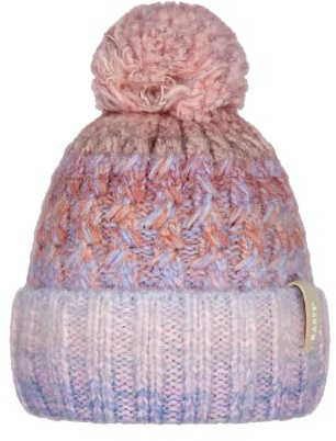 Barts Damen Strickmütze Catbird gefütterte Wintermütze mit Bommel 3308 Lilac 18