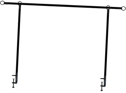 Sharplace Over the Table Rod Stand with Clamps Adjustable Table Arch Stand Frame 242cm Balloon Arch Frame Table Top Wedding Flower Arch Frame Stand for Anniversary Christmas Party Decor