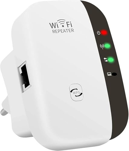 2025 WLAN Verstärker Internet Verstärker WLAN Repeater Kompatibel Allen WLAN Geräten, Neu, Weiß-GP-XAW1