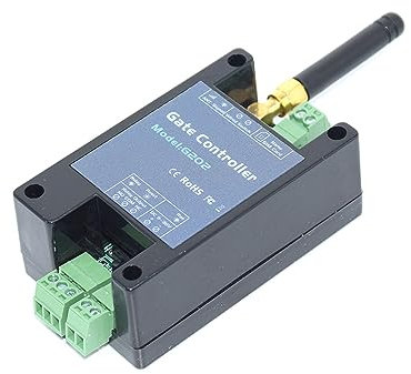 Apriporta da Garage, Interruttore a relè singolo con telecomando SMS apriporta 4G for apriporta scorrevole for garage a battente(2G with Adapter)