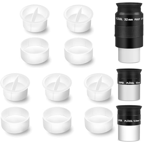 Astromania 1.25 Inch 7.5mm 12.5mm 32mm Eyepiece Set - Bundle with - 1.25 Dust Caps Set
