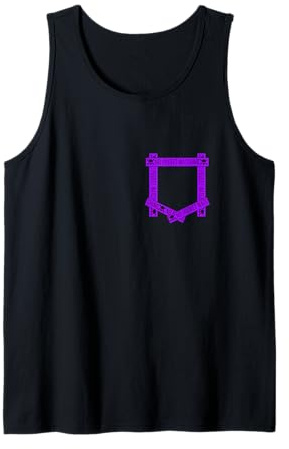 Purple Absolutely No Pocket Watching! Gráfico morado Camiseta sin Mangas
