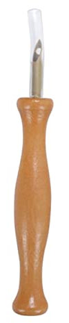 Lurrose Stickstift mit Holzgriff Punch Needle Satz für Stickarbeiten Einfädler Sticknadeln Selbstgemacht Bastelwerkzeuge für Anfänger und Fortgeschrittene