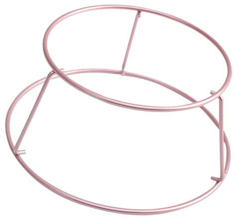 MUCKLILY Rejilla para Enfriar Pasteles y Pan de Aleación Resistente, Tamaño 6/8 Pulgadas, Diseño Compacto Color Rosa Dorado, Utensilio de Cocina Adecuado para Repostería y Horneado