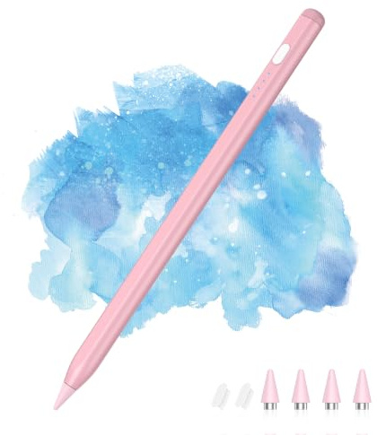 Moko Aufladbarer Stift Für Android Touchscreen,Stift Für Tablet, Rosa | Kompatibel Mit Samsung Tab A11+/A9+/Vivo/Xiaomi Und Allen Android Tablets & Smartphones, Universeller Aktiver Feinspitzenstif