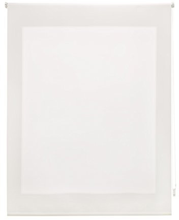 Uniestor Tenda a rullo traslucida tinta unita - Bianco sporco, 160 x 250 cm (Larghezza x Altezza) | Dimensioni del tessuto 157 x 245 cm. Tenda avvolgibile traslucida
