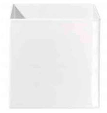 ASA 4622005 Übertopf - Blumenübertopf - Quadro - Keramik - weiß 23 x 23 x 23 cm