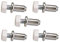 cyclingcolors 5x Tornillo ajustable M6 Pies de nivelación ajustables Patas muebles cocinas acero tornillos