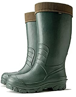 Agritrade AK Universal Hunting Boots -30C Lightweight EVA Wellingtons Boots Thermal Waterproof Removable Insulated Input THERMOFLEX Non-Slip Sole (8 UK, numeric_8)