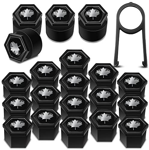 20x Radschrauben Radmuttern Felgenschloss Muttern Kappen Radmutternabdeckungen Radschraubenkappen Radmutterkappen Kunstsoff Abdeckungen Universal 19mm LC 26