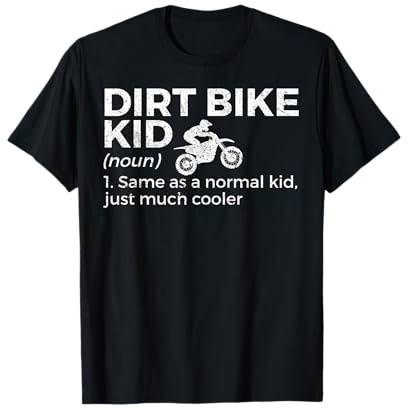 Dirt Bike Kid Definition Motocross T-Shirt Small