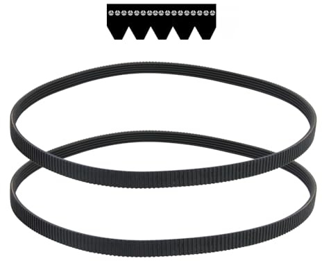 2 Pieces Bread Machine Drive Belts Replacement for Panasonic Breadmaker SD2500 2501 2511 ZB2502