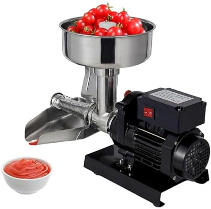 YSFHYAN Electric Tomato Strainer Machine, Food Milling Press Machine, Energy Saving And Noise Reduction, Very Suitable For Commercial And Home Use