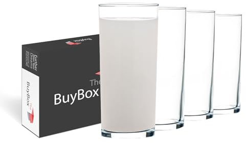 Juego de 4 Vasos Turcos Rakı, Vasos Highball (200 ml/6,7 oz), Vasos Ouzo, Vasos Tom Collins, Vasos de Cóctel Largos, Set de Regalo Turco Raki