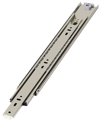Ball Bearing Two Way Slide Track Rail 51 Wide 10-30 Heavy Duty Drawer Slide Rail With Lock Full Extension Ball Bearing Cabinet Telescopic Slide Rail Toolbox Slide(26inch(65cm))