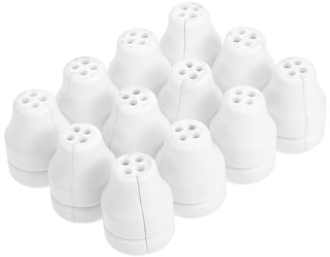 Cabilock 12stücke Holz- -kordelzugknöpfe Vierloch-Holz-kordelzugenden -kordelzuggriffe Dekorative Quasten Für Fenster Kordelzugzubehör Für Jalousieschnüre