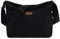 Kasgo Umhängetasche Damen Herren, Große Canvas Messenger Bag Crossbody Bag Schultertasche Tote Bag für Arbeit Schule Reisen Schwarz