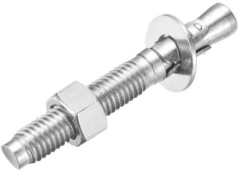 Edelstahl Anker Spreizdübel Ankerbolzen für Wand, 1/2 x 3 3/4 Keilanker, 12er-Pack. Gut