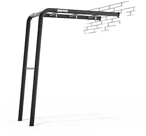 BERG Playbase Wall Arco de escalada, parque infantil para toda la familia, estructura de escalada para jardín, estructura de escalada, fitness, pared de escalada, columpio, todo en uno, metal