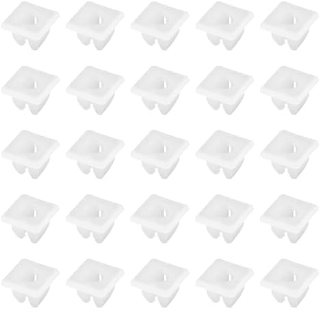 Car Screw Grommets, Plastic Insert Expanding Nuts, 6×6.8mm, 50 Pcs
