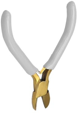Stainless Steel Jewelry Plier Ergonomic Handle Needle Nose Plier for Jewelry Making Handcraft Bead Work Repair Tool Professional Making Tool