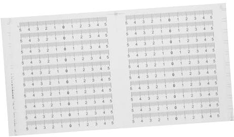 LIGIGWASH 20pcs Scale Sticker Self-adhesive Ruler Sticker for Measuring Decal Multi-use for Craft Diy and Office Use