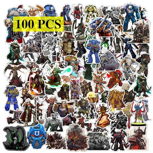 GTOTd Video Game Hammer Stickers (100Pcs) | Gaming Merch Party Supplies Vinyl Water Bottle Luggage Guitar Skateboard Aesthetic Stickers for Teens Gifts
