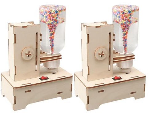VANZACK Kit per Esperimenti Scientifici Stem Tornado in Bottiglia 2 Pezzi Giocattolo Educativo Steam per Simulatore di Tornado per Attività in Classe e Apprendimento Precoce