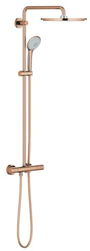 GROHE Euphoria System 310 Duschsystem mit Thermostatbatterie, für die Wandmontage, warm sunset (26075DA0)