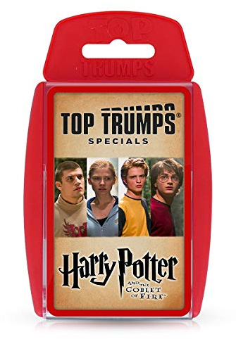 Top Trumps Juego de Cartas Especiales de Harry Potter y el cáliz de Fuego, Juega con Harry, Ron, Hermione, Dumbledore, Snape y Hagrid, Educativo para 2 Jugadores en adelante es un Gran Regalo para