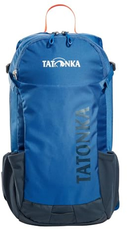 Tatonka Fahrradrucksack Baix 12L - Kleiner, leichter Outdoor-Rucksack mit Helmhalterung und 12 Liter Volumen - Damen und Herren - blau
