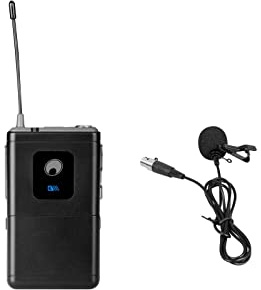 OMNITRONIC UHF-E Serie Taschensender 527.5MHz + Lavaliermikrofon | Taschensender mit Lavaliermikrofon für Empfänger aus der UHF-E-Serie