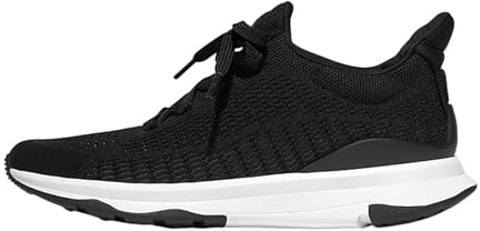FitFlop Vitamin FFX E01 Knit Sports Sneakers Black Mix 6 M (B)