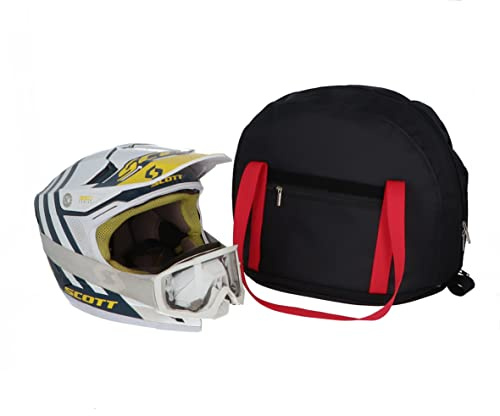 HELMTASCHE – Gepolsterte Helmschutz Tasche für Crosshelm, Motorradhelm, Skihelm, Fahrradhelm & Reithelm, Robuste & Leichte Transporttasche, Balltasche