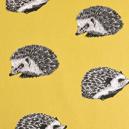 Prestigious Textiles Dekostoff Baumwolle Digitaldr. Hedgehog Canvas Igel gelb schwarz 140cm